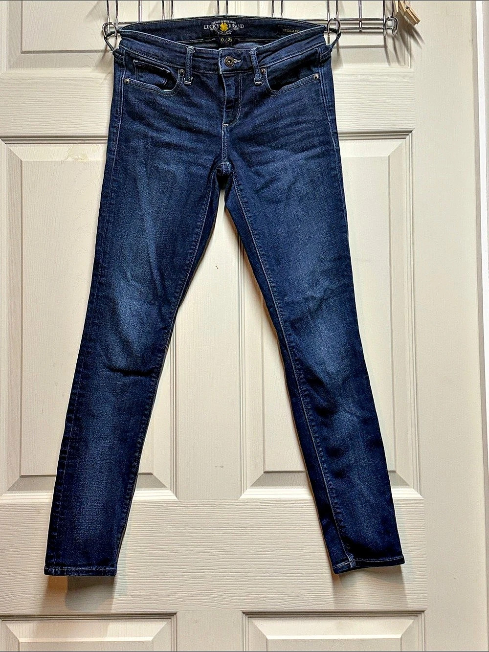 Lucky Brand Stella Skinny Low-Rise Jean Jeans in Blue